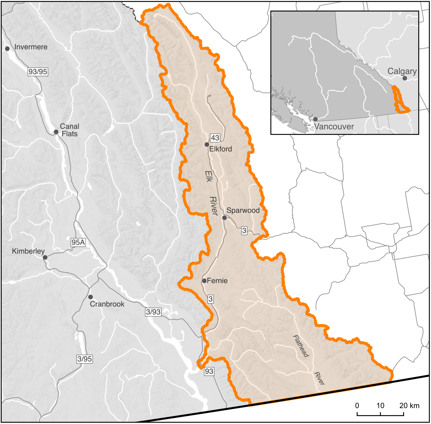 Overview map of Study Area