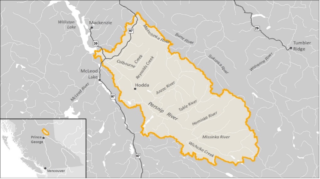 Overview map of study area